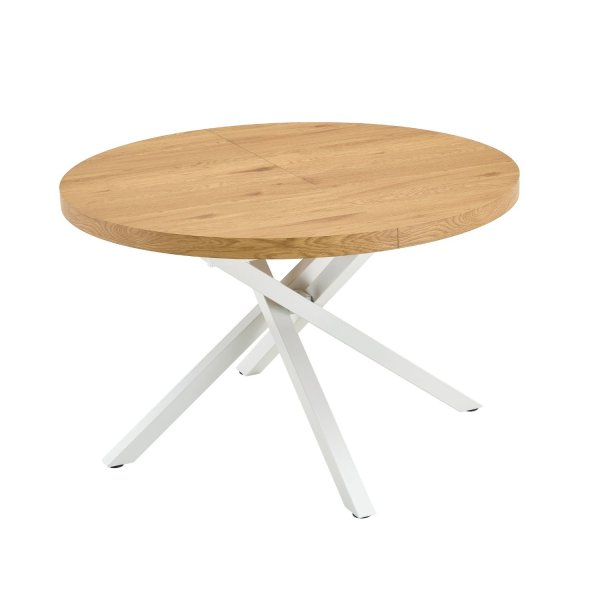 Table Extensible Ingrid 120-160 Pieds Ivoire | Ukukhome